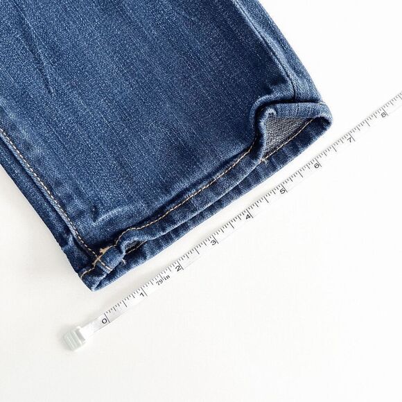 American Eagle Womens Slouchy Denim Stretch Straight Jeans Blue 8 - Picture 7 of 11